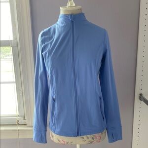 Zella Kids Light Blue Full-Zip Hoodie